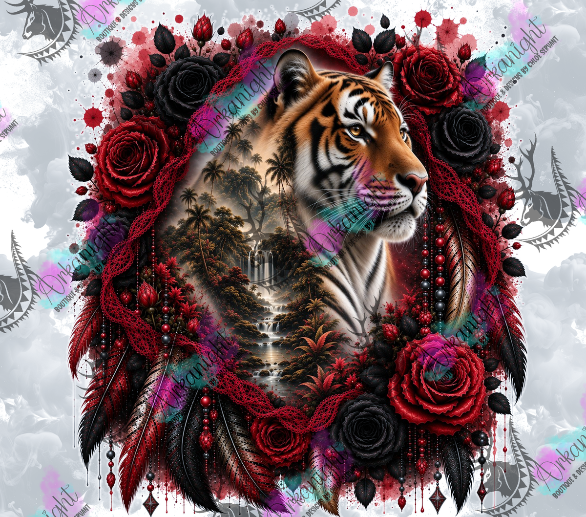 Numérique - Collection Boho 2026 - Double Exposition - Tigre