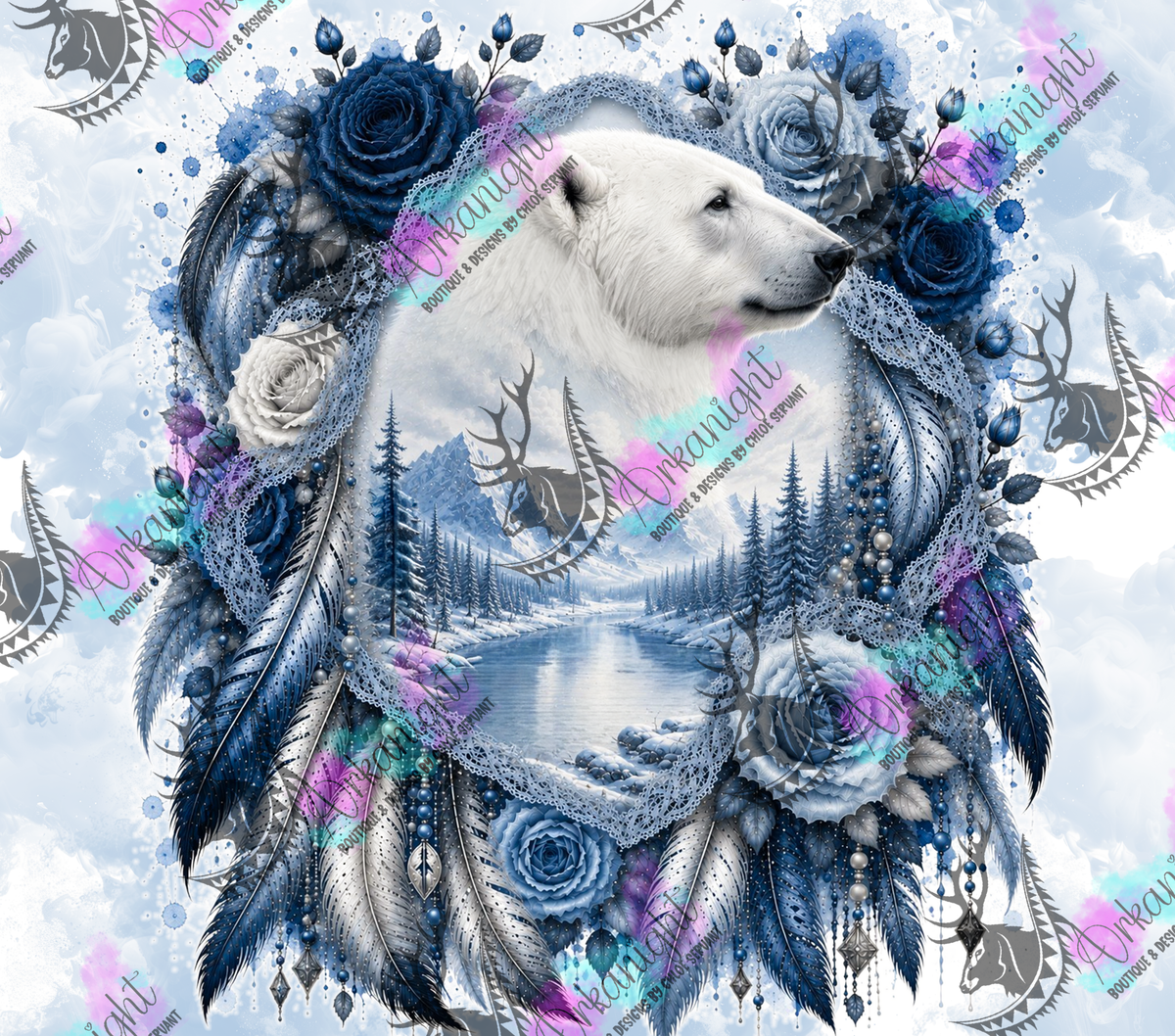 Numérique - Collection Boho 2026 - Double Exposition - Ours Polaire