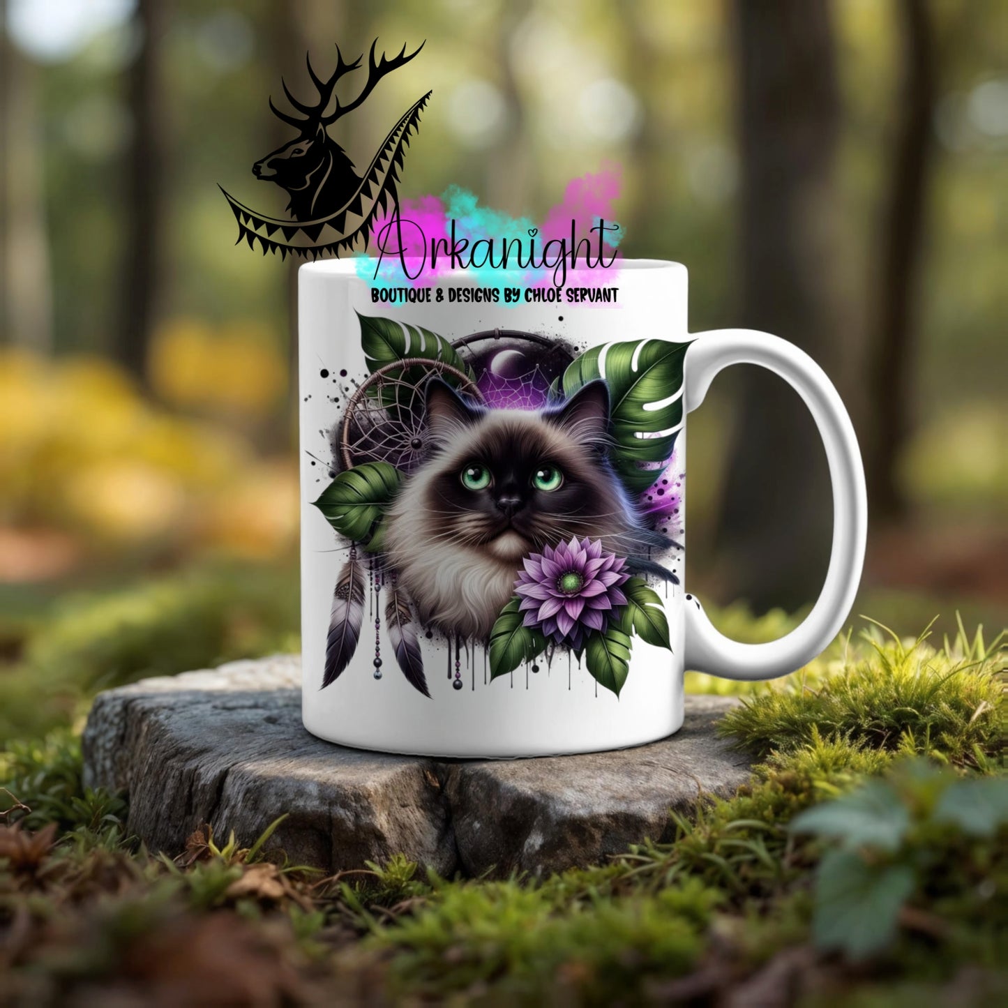 Numérique - Tasse en céramique - Collection Halloween & Witchy ♡ Ragdoll Cat