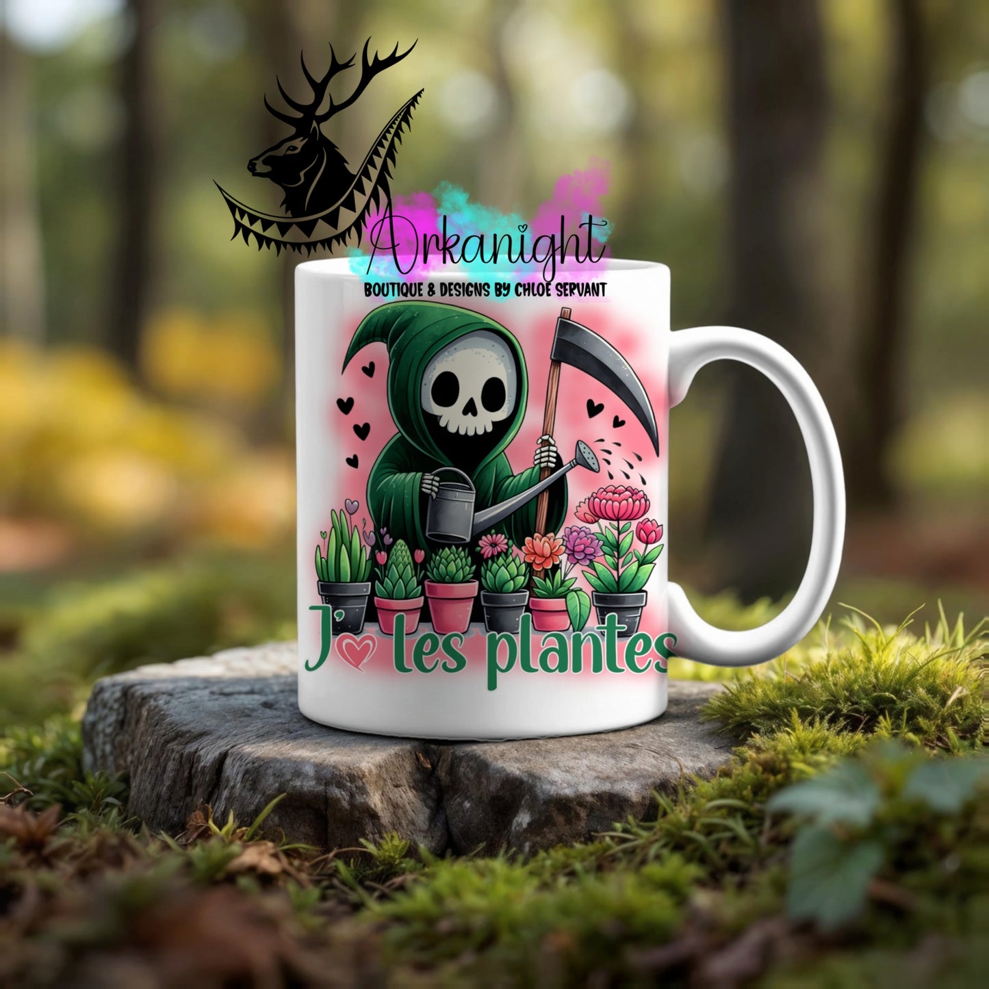 Numérique - Tasse en céramique - Collection Halloween & Witchy ♡ J'aime les plantes