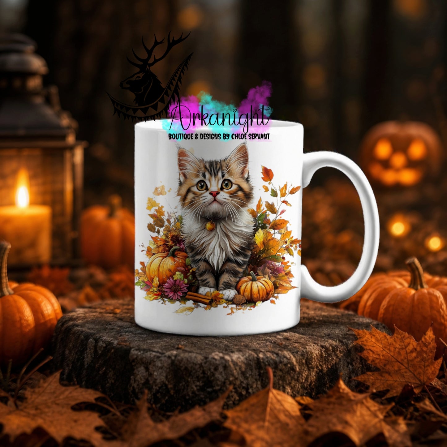 Numérique - Tasse en céramique - Collection Automne ♡ Chat - 04