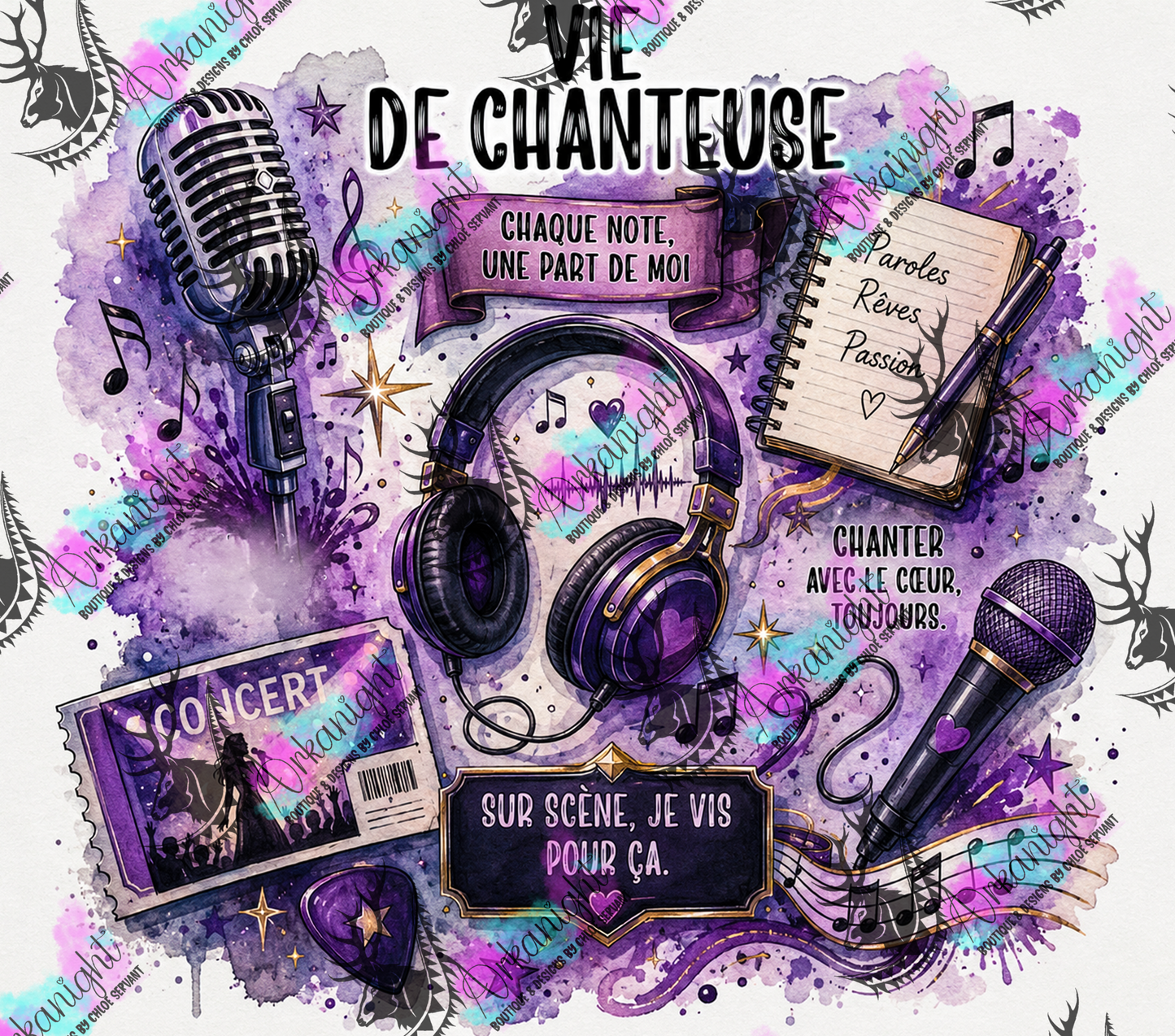 Numérique - Collection Occupation & Passion - Vie de Chanteuse