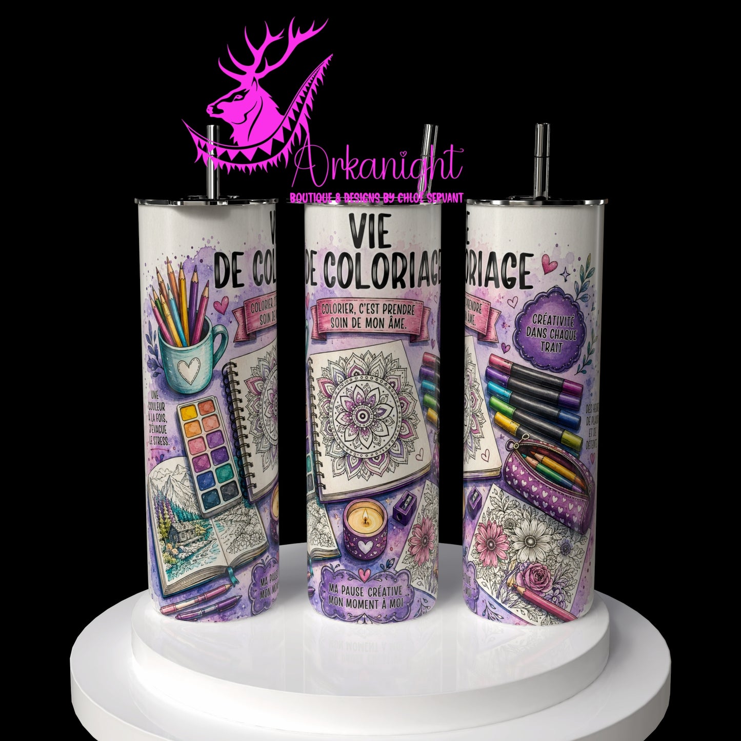 Gourde sur commande - Collection Occupation & Passion - Vie de Coloriage