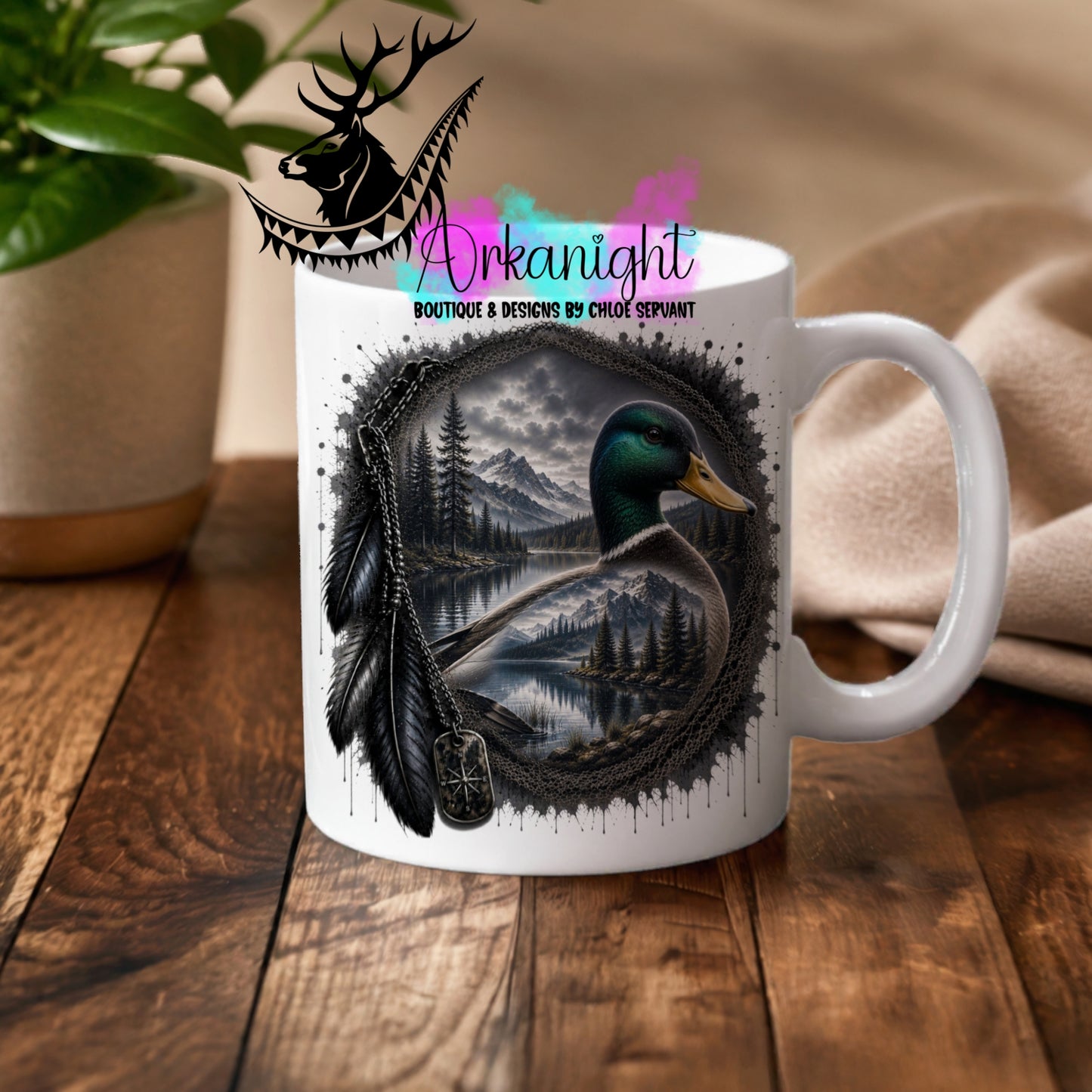 Tasse en céramique sur commande - Collection Boho 2026 ♡ Double Exposition ♡ Canard