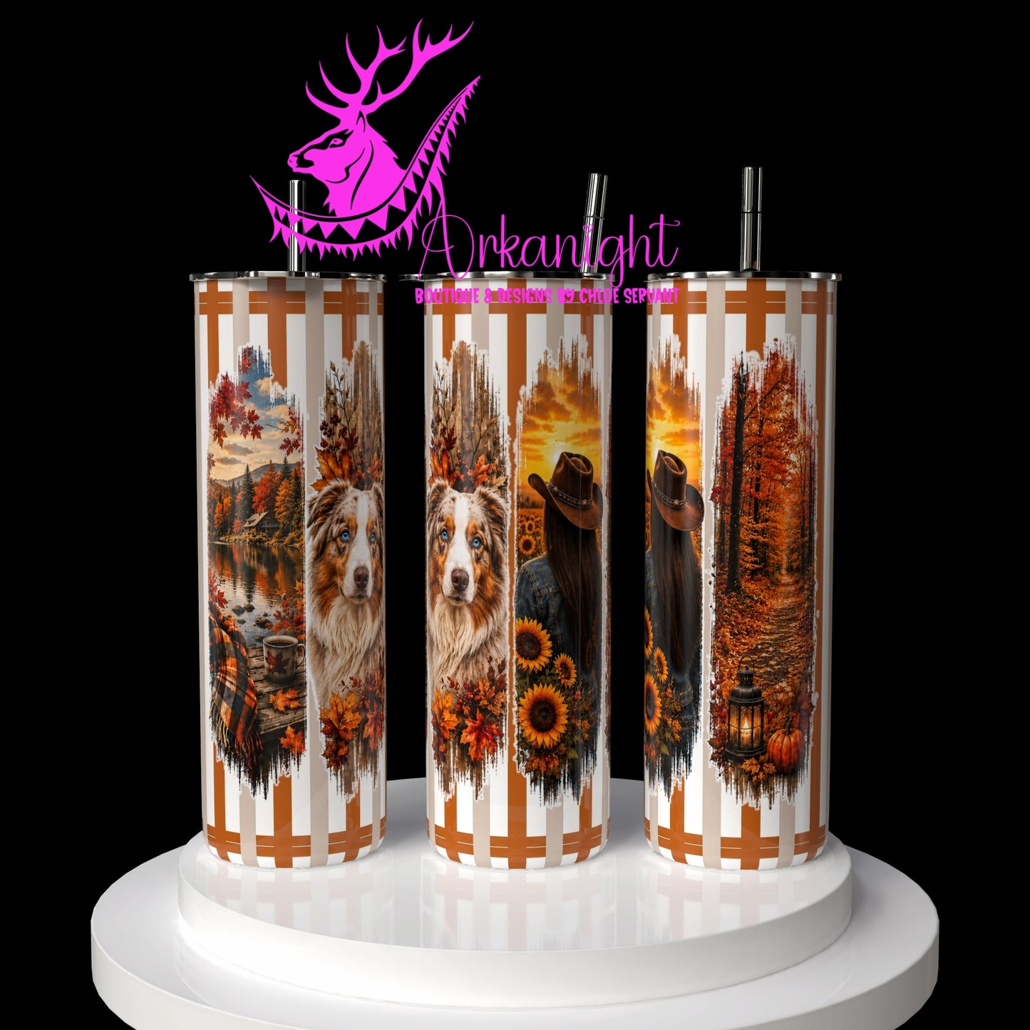 Gourde sur commande - Collection Automne 2026 - Berger Australien & Cowgirl