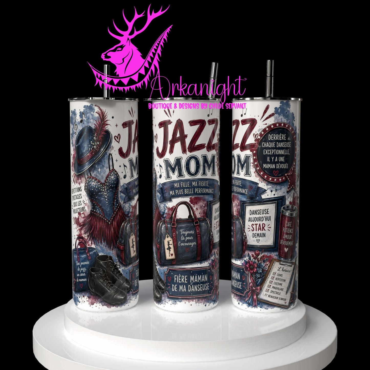 Gourde sur commande - Collection Occupation & Passion - Jazz Mom