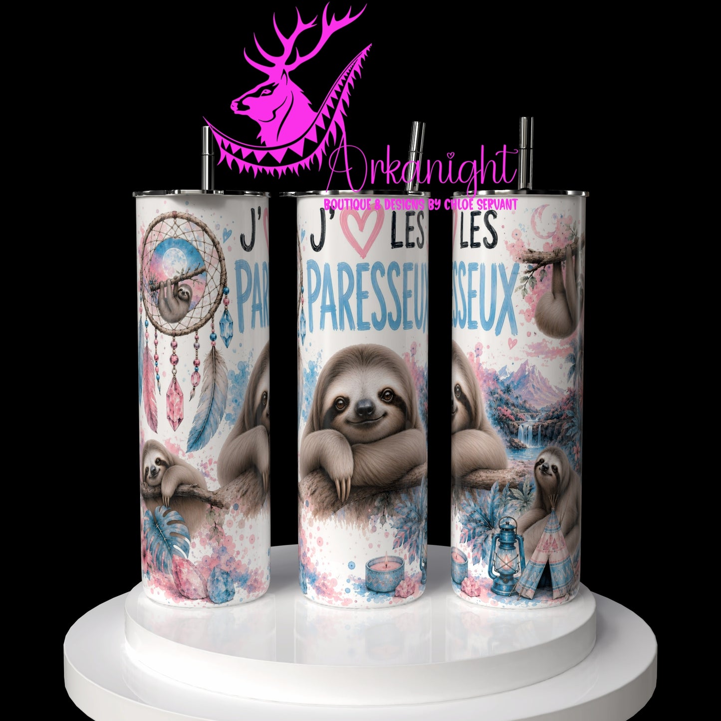 Gourde sur commande ♡ Collection Boho 2026 ♡ Animaux ♡ Paresseux