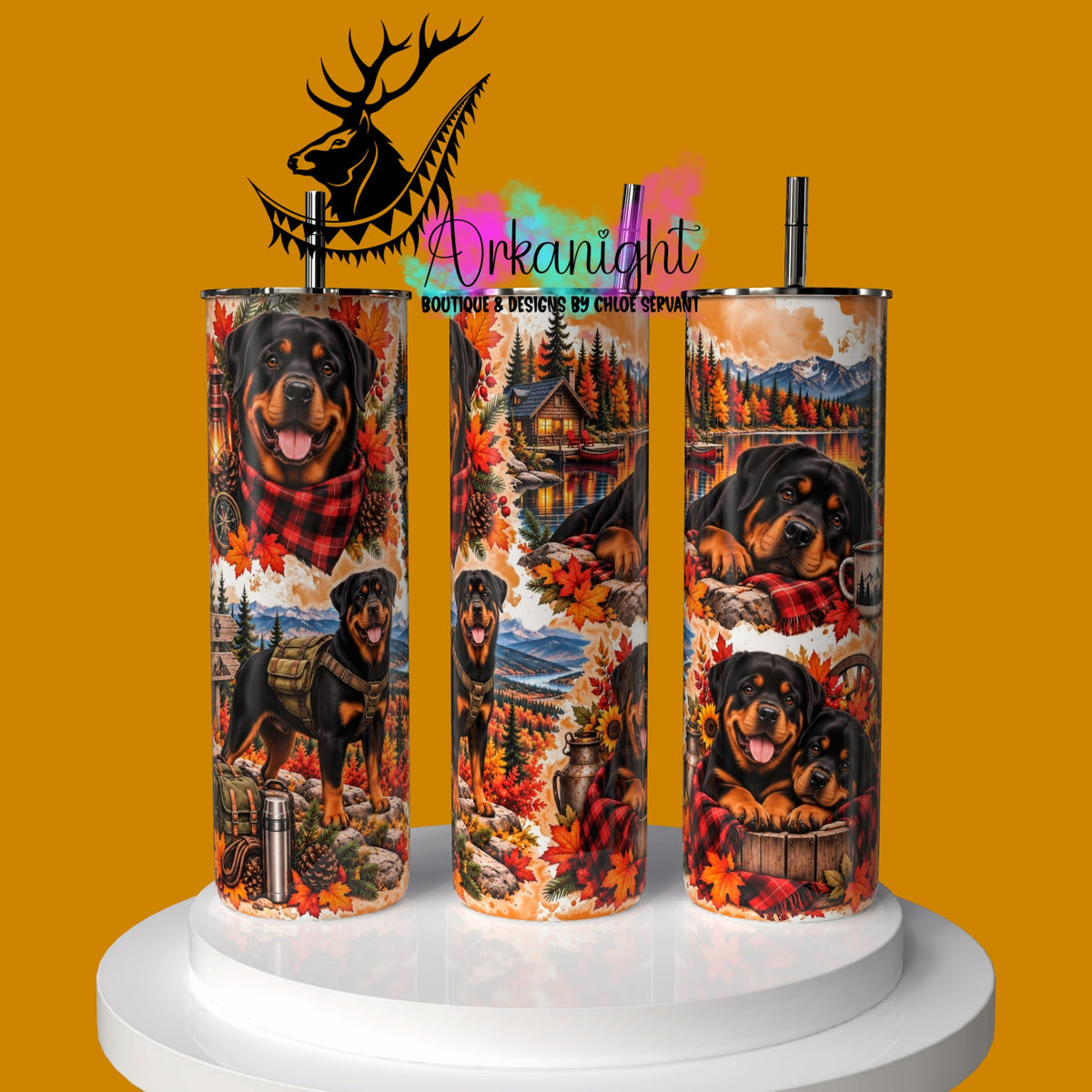 Gourde sur commande ♡ Collection Automne 2026 ♡ Rottweilers