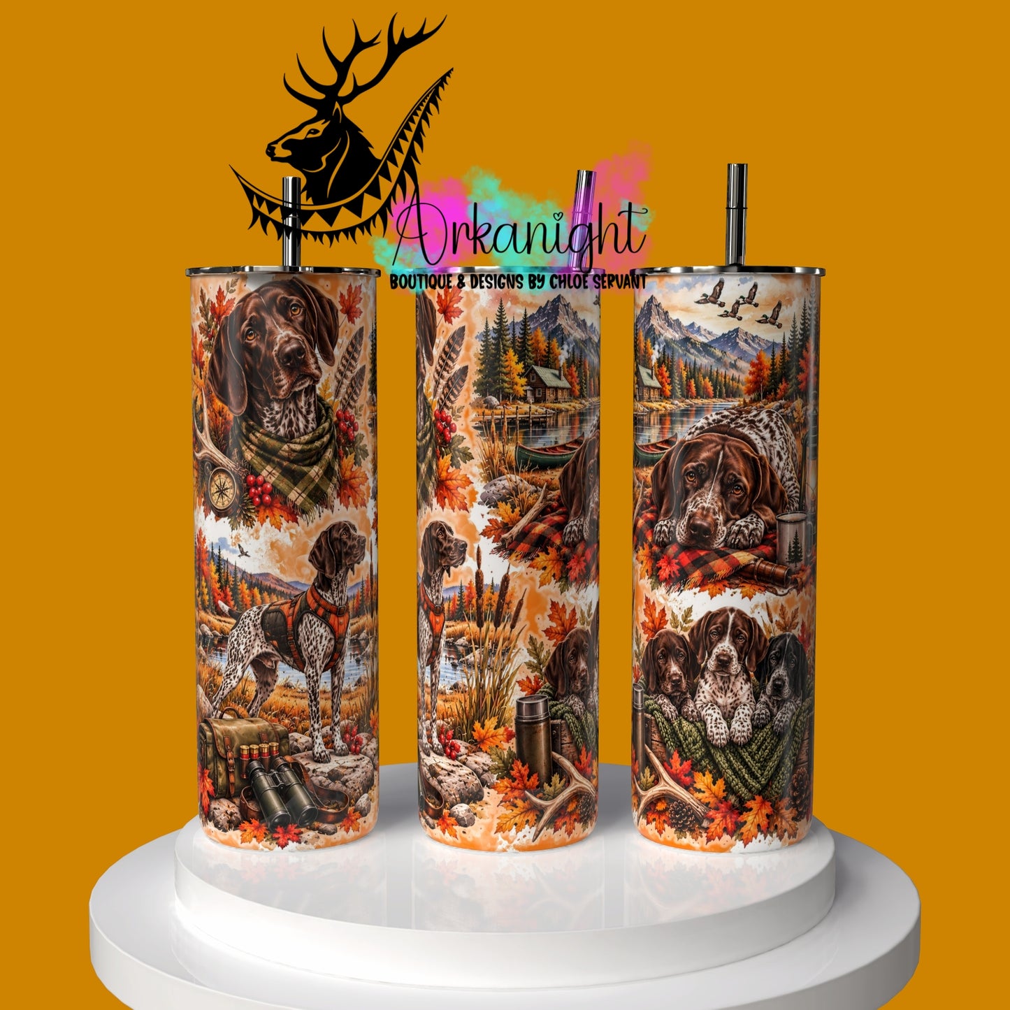 Gourde sur commande ♡ Collection Automne 2026 ♡ Braque Allemand