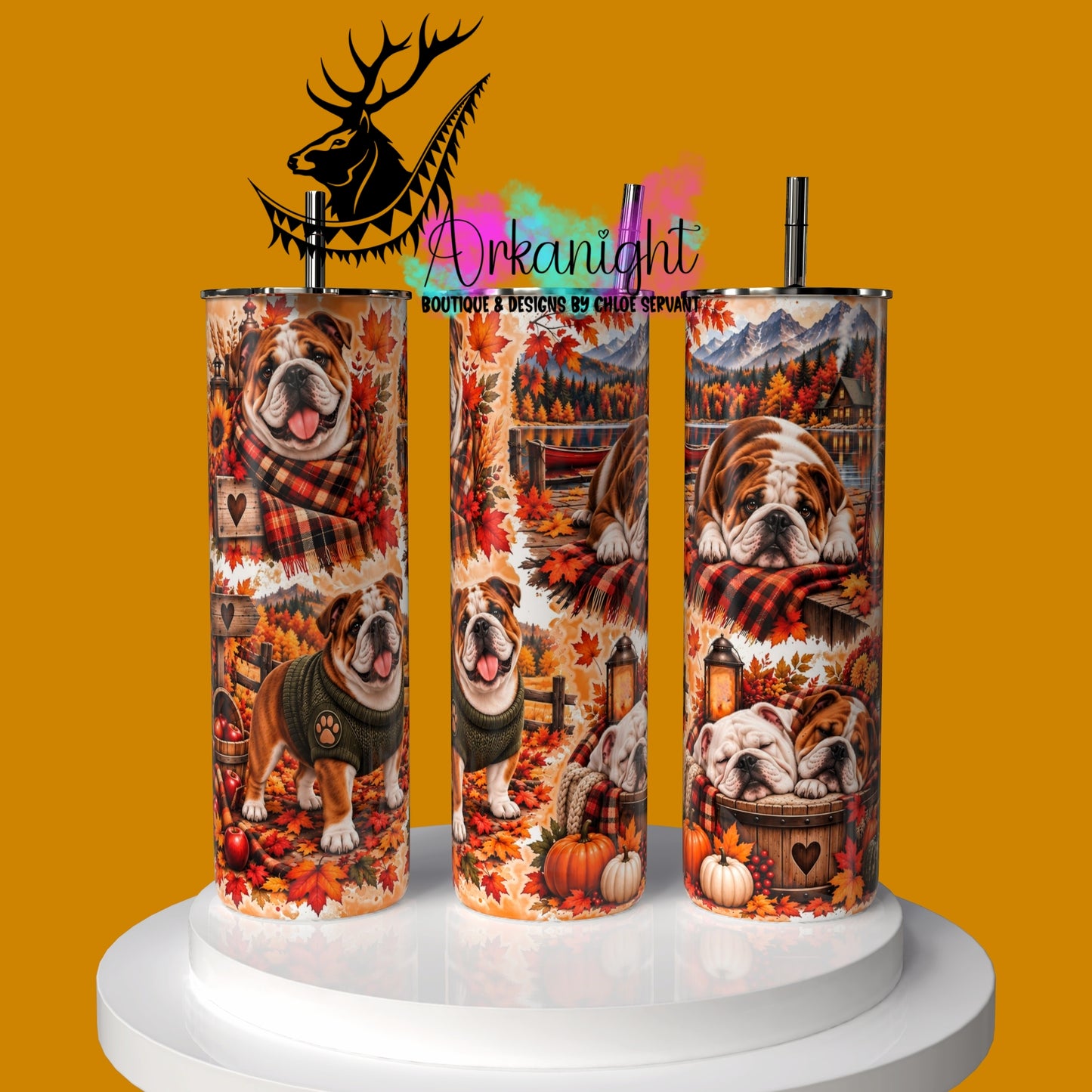 Gourde sur commande ♡ Collection Automne 2026 ♡ Bulldog Anglais