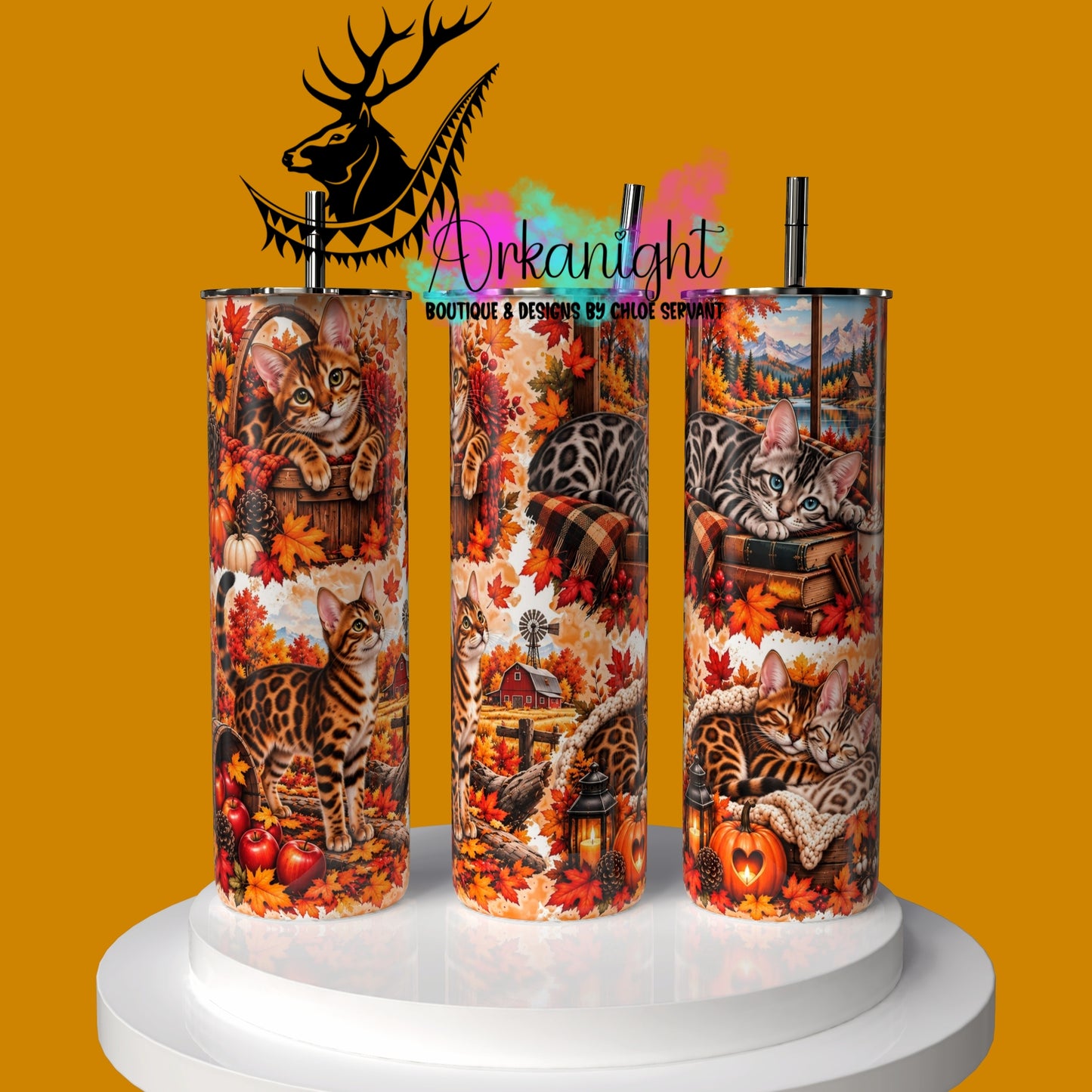 Gourde sur commande ♡ Collection Automne 2026 ♡ Chat Bengals