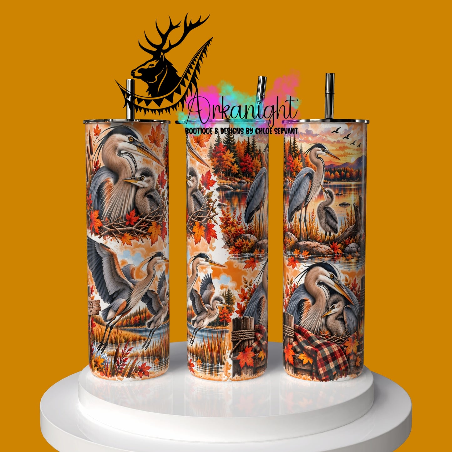 Gourde sur commande ♡ Collection Automne 2026 ♡ Grand Héron