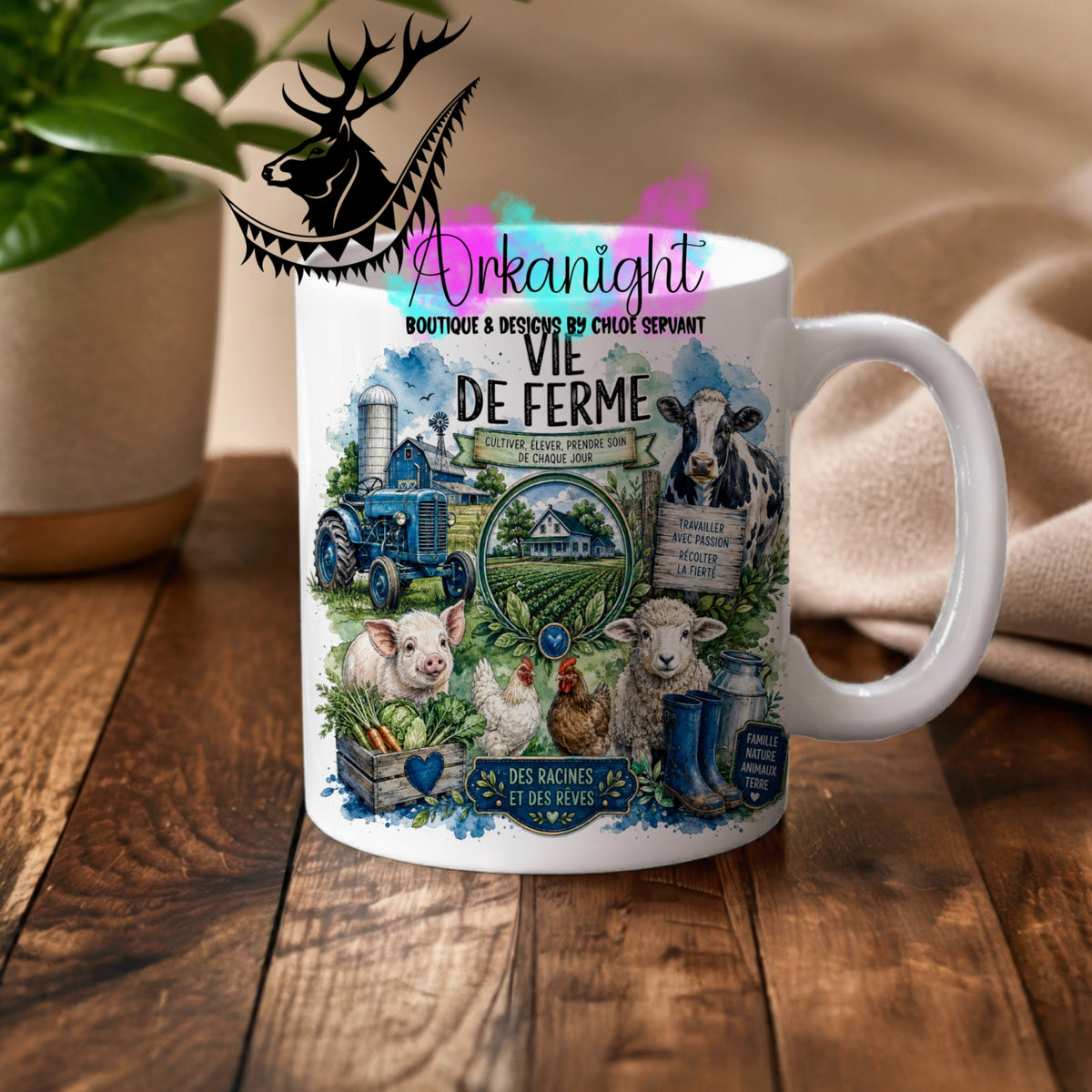 Numérique - Tasse en céramique - Collection Occupation & Passion ♡ Vie de Ferme