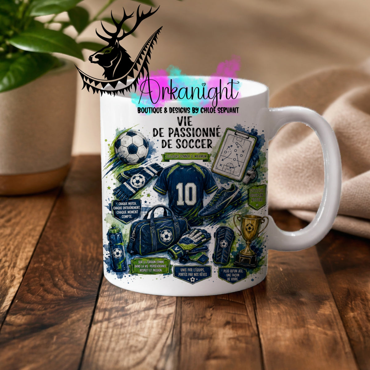 Numérique - Tasse en céramique - Collection Occupation & Passion ♡ Soccer