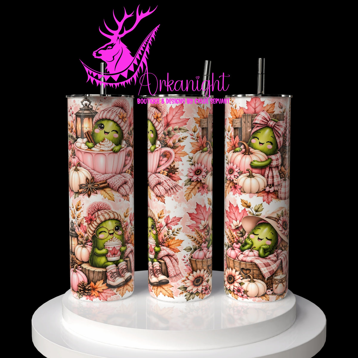 Gourde sur commande ♡ Collection Automne 2026 ♡ Cornichons Roses
