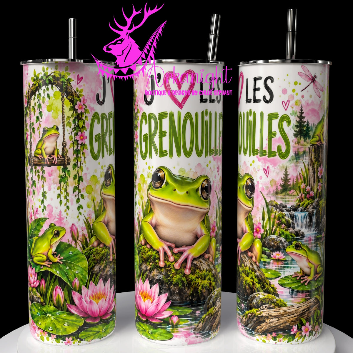 Gourde sur commande ♡ Collection Boho 2026 ♡ Animaux ♡ Grenouilles