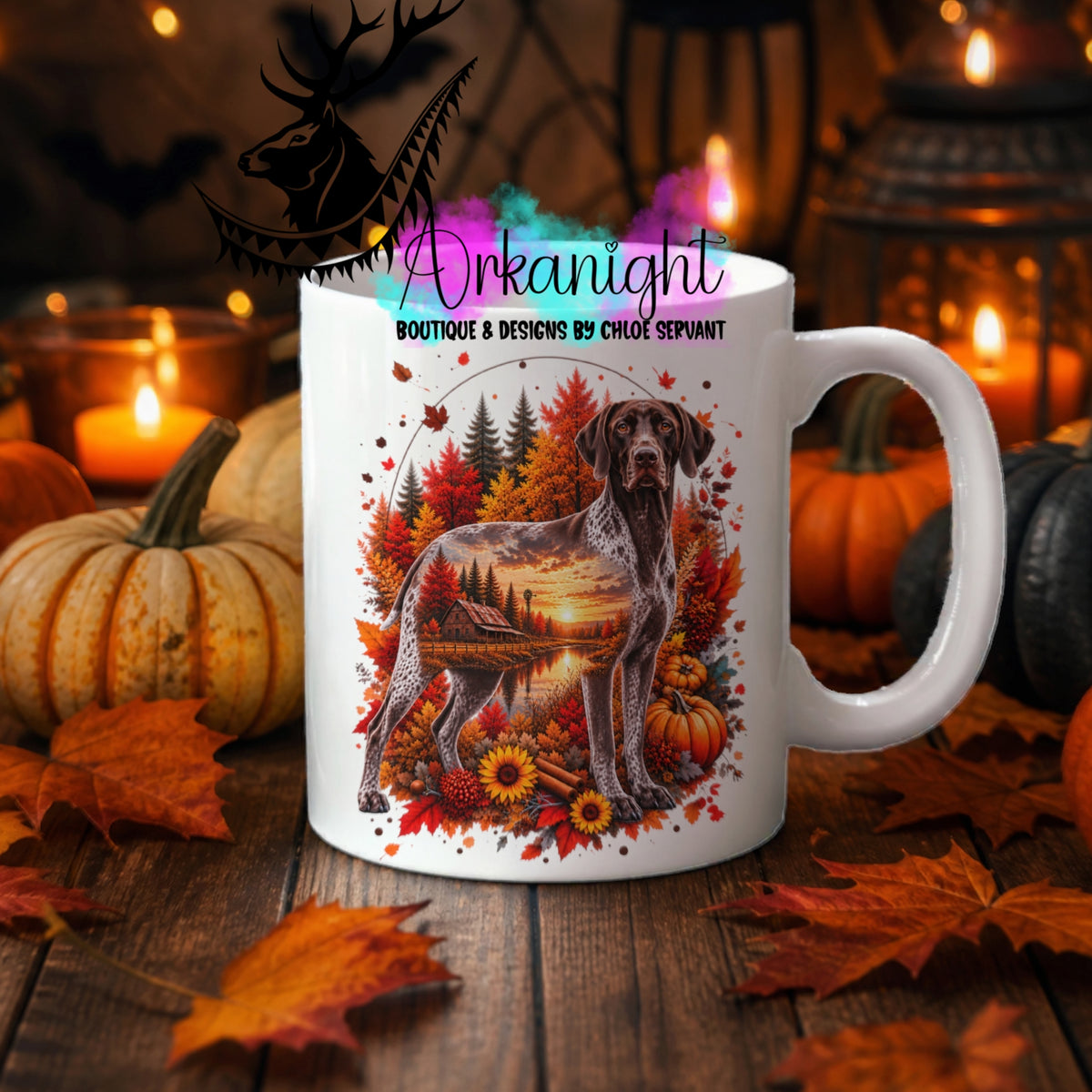Numérique - Tasse en céramique - Collection Automne 2026 ♡ Double Exposition ♡ Braques Allemands