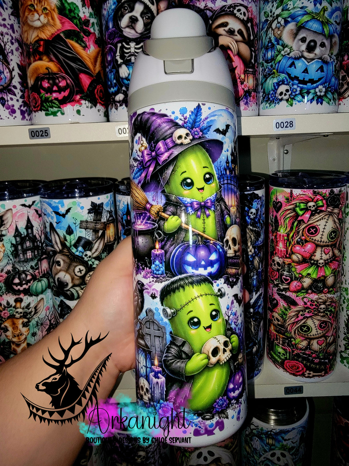 Owala DUPE 24 oz sur commande - Collection Halloween 2026 - Cornichons