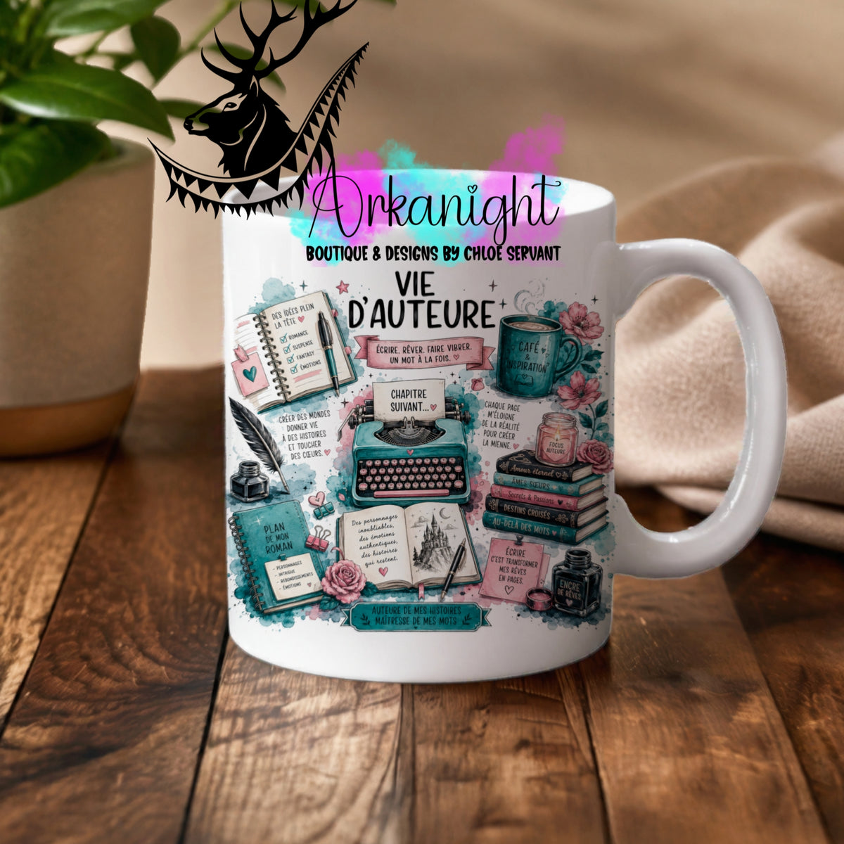 Numérique - Tasse en céramique - Collection Occupations & passions ♡ Vie d'auteure