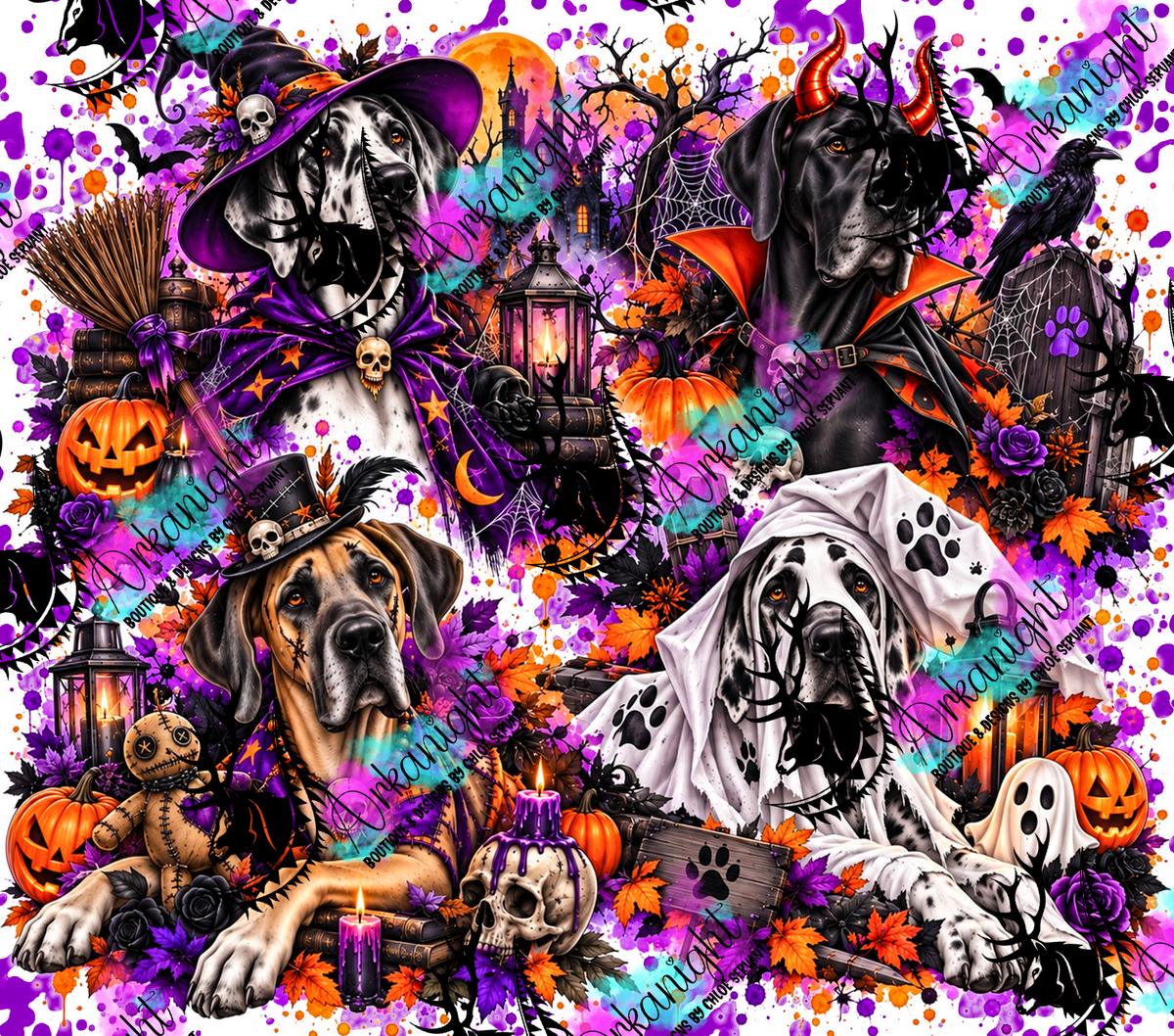 Numérique ♡Collection Halloween 2026 ♡ Chiens ♡ Grand Danois