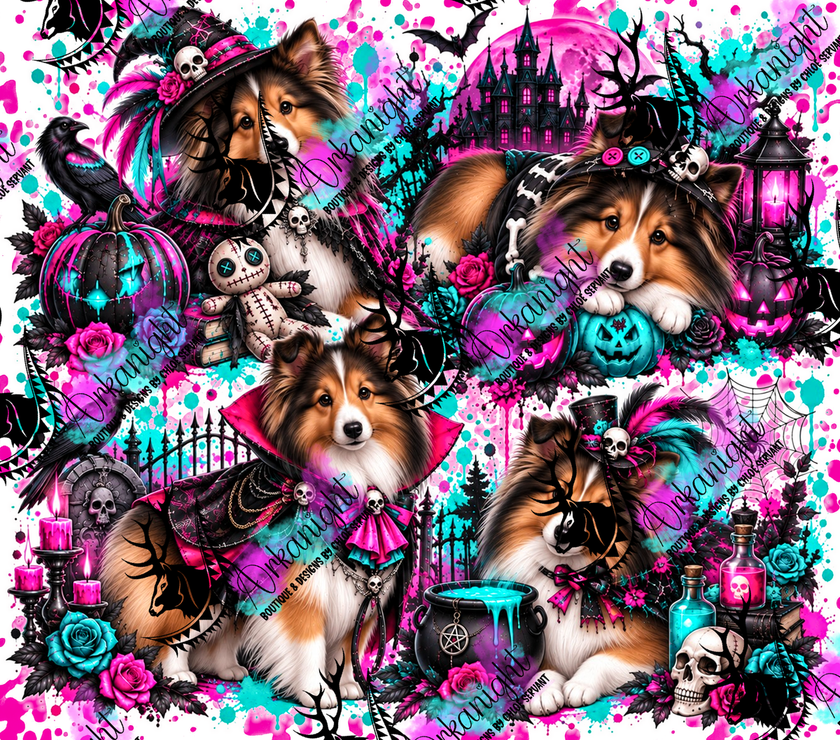 Numérique ♡Collection Halloween 2026 ♡ Chiens ♡ Shetland