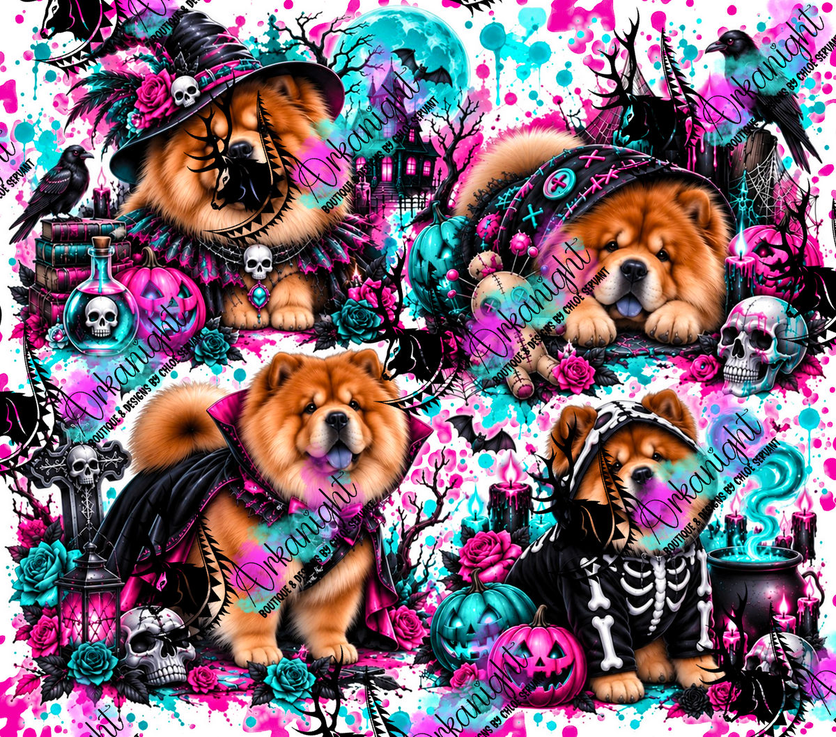 Numérique ♡Collection Halloween 2026 ♡ Chiens ♡ Chow Chow