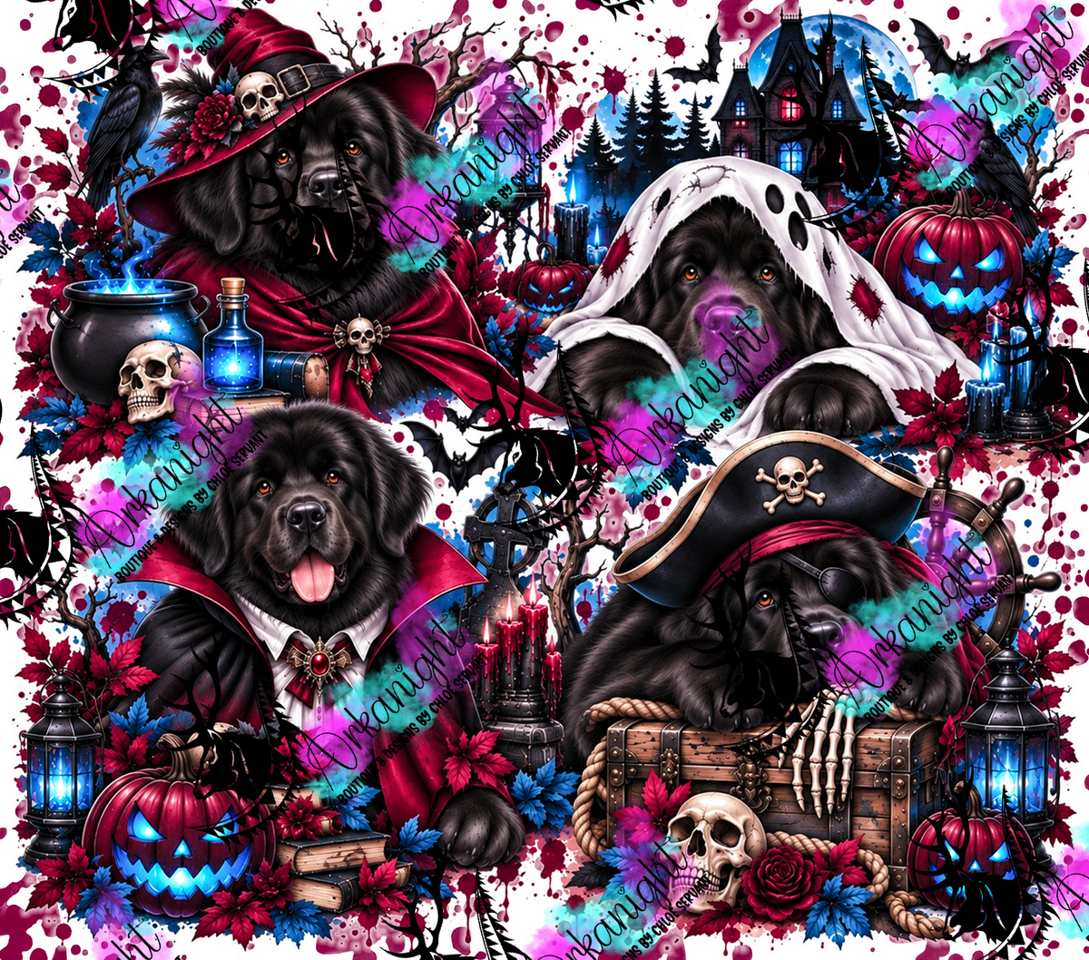 Numérique ♡Collection Halloween 2026 ♡ Chiens ♡ Terre-Neuve