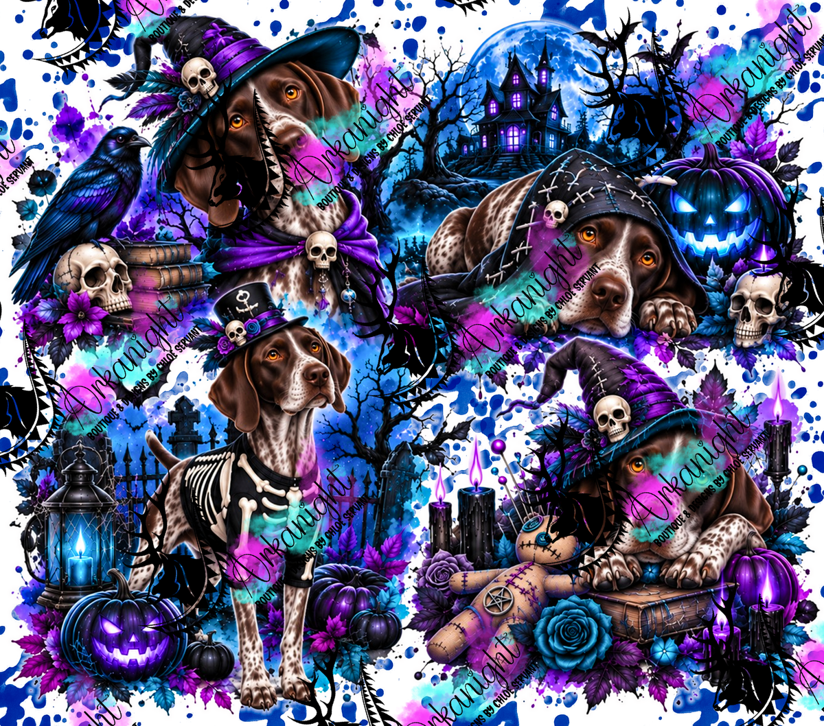 Numérique ♡Collection Halloween 2026 ♡ Chiens ♡ Braques Allemands