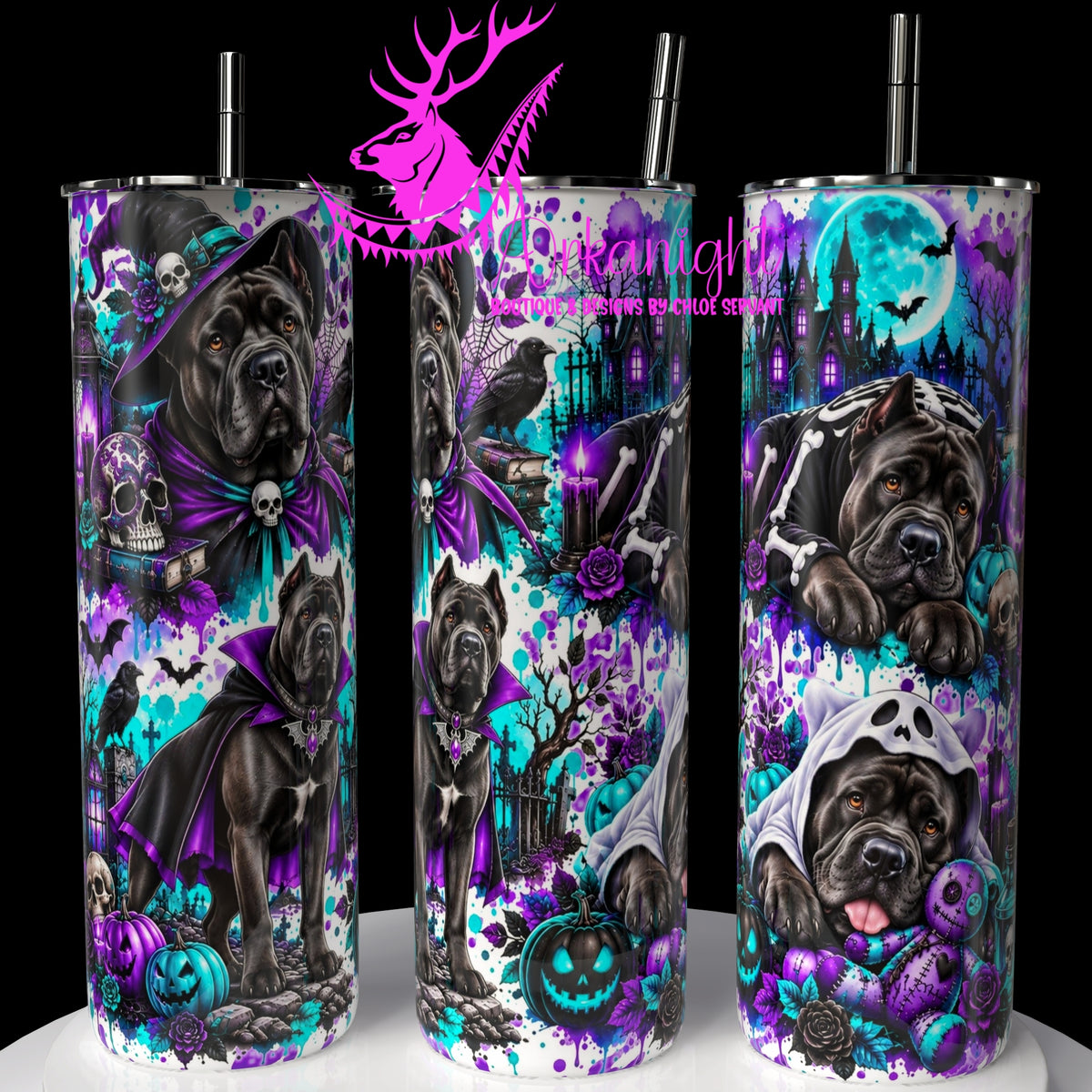 Gourde sur commande ♡ Collection Halloween 2026 ♡ Chiens ♡ Cane Corso