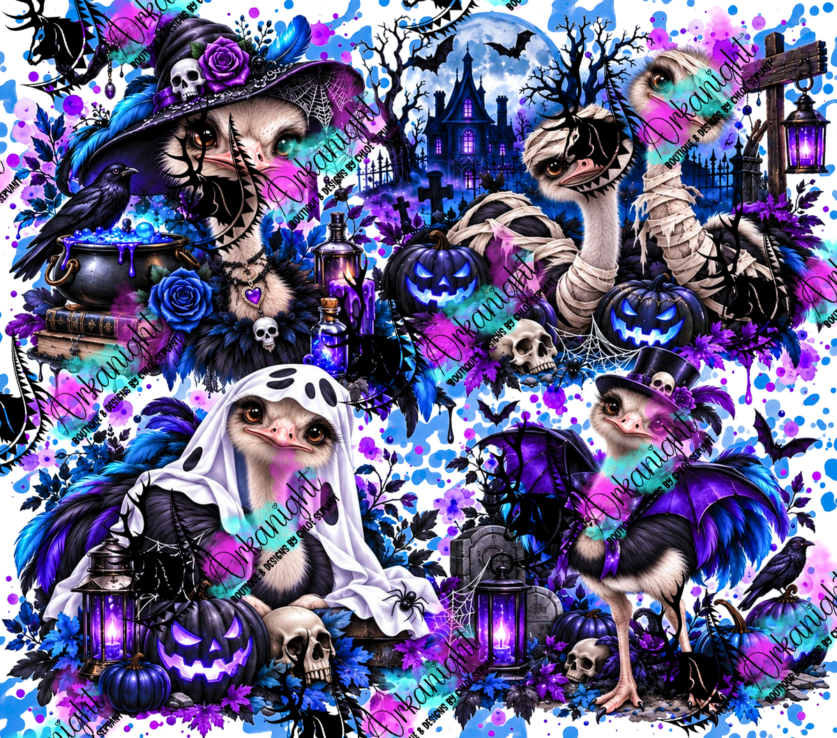 Numérique ♡Collection Halloween 2026 ♡ Animaux ♡ Autruche
