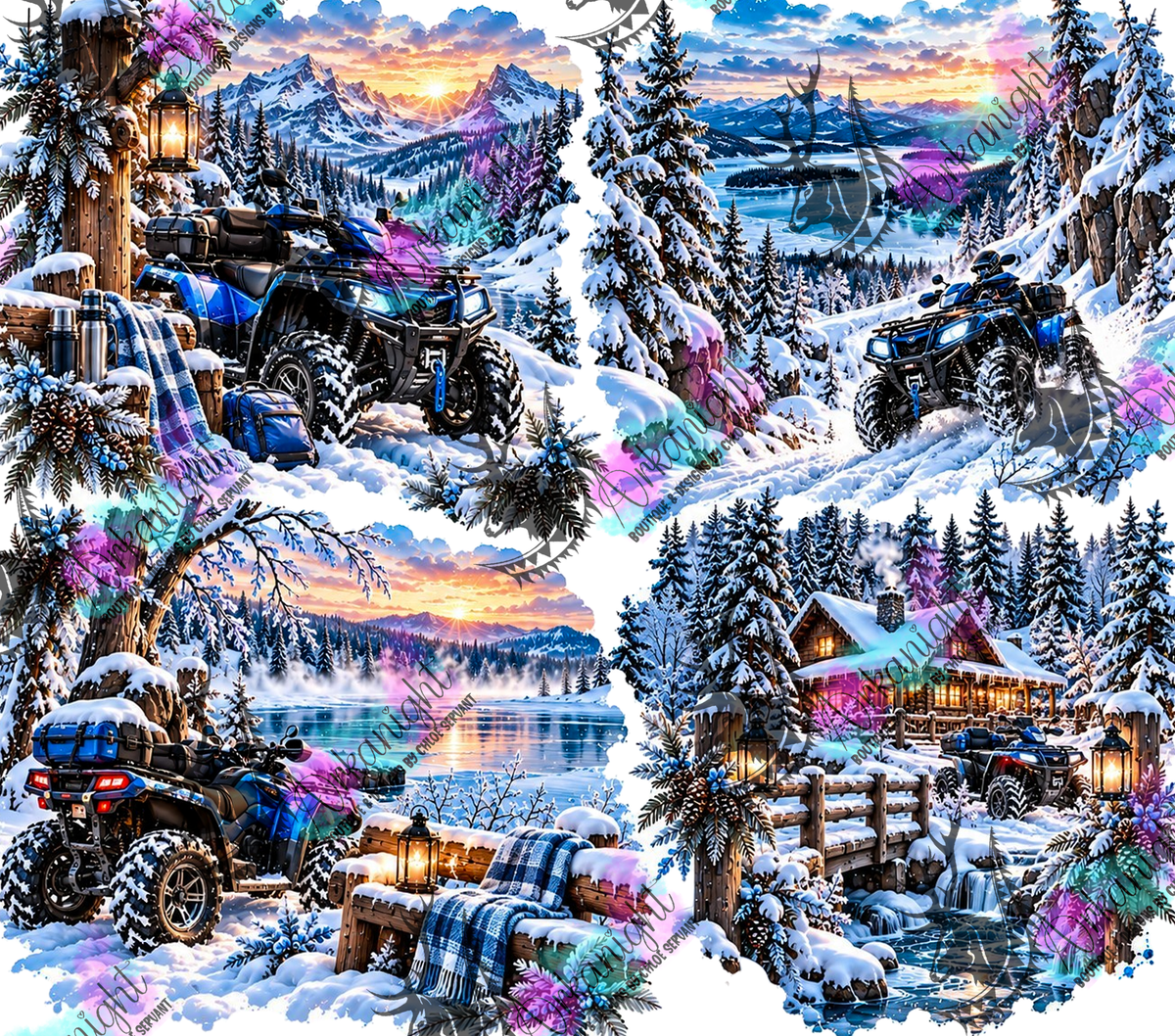 Numérique ♡Collection Hiver 2026-2027 ♡ 21 ♡ VTT Bleu