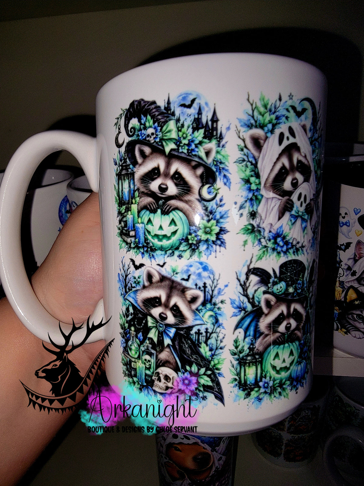 Tasse en céramique sur commande - Collection Automne et Halloween 2026 ♡ Raton