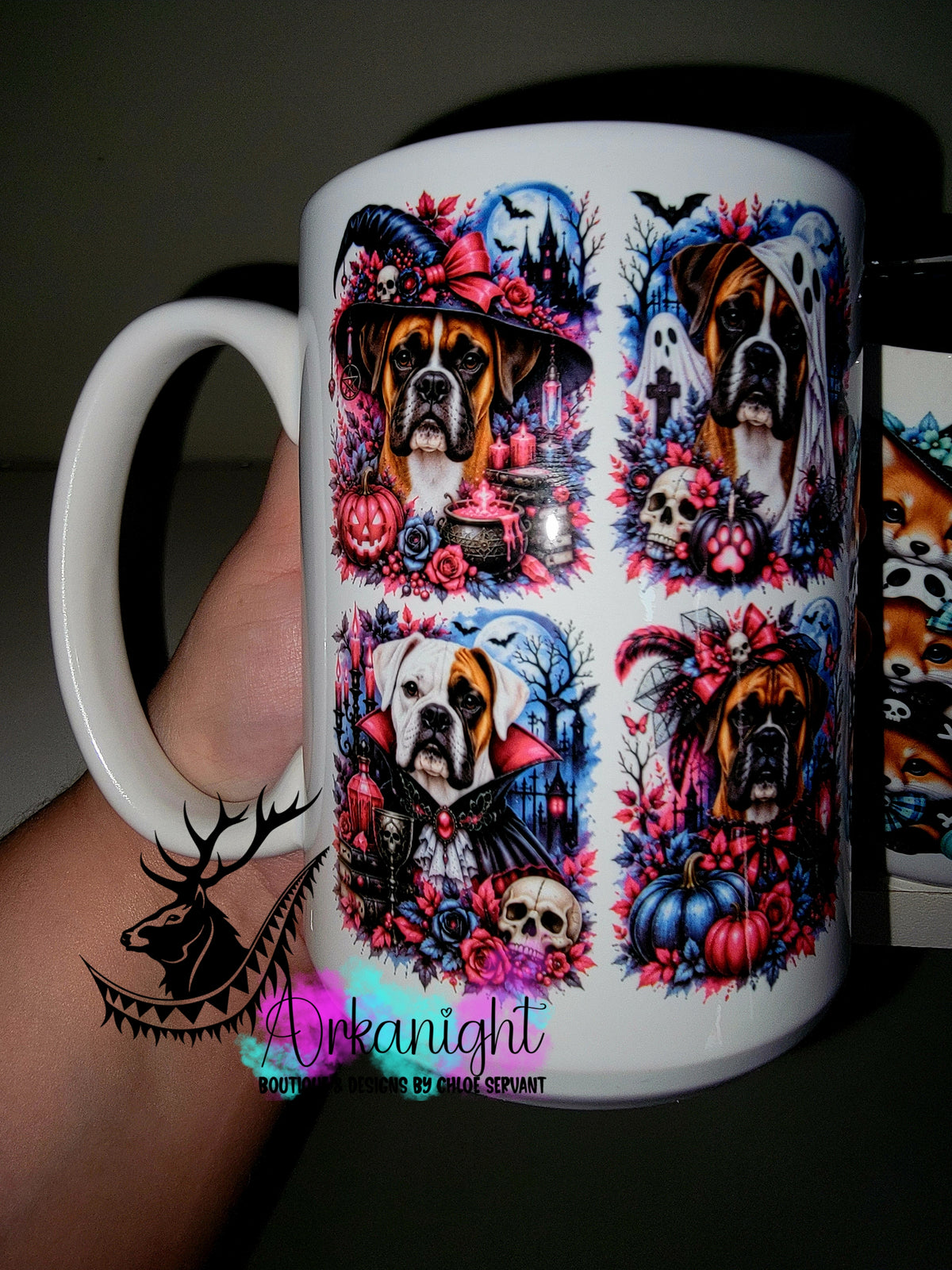 Tasse en céramique sur commande - Collection Automne et Halloween 2026 ♡ Boxer
