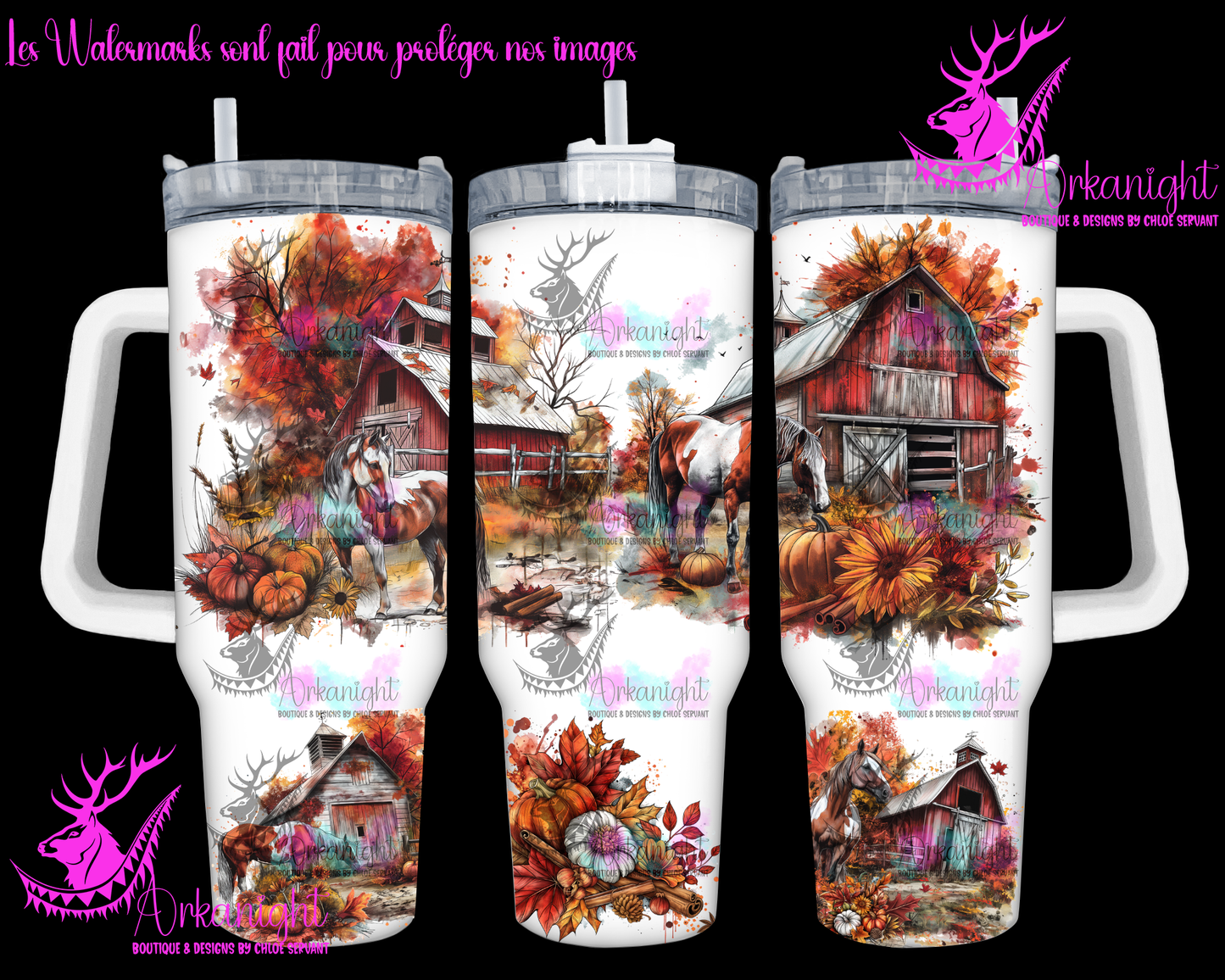 Numérique 40 oz - Autumn 2024 - Autumn Paint Horse