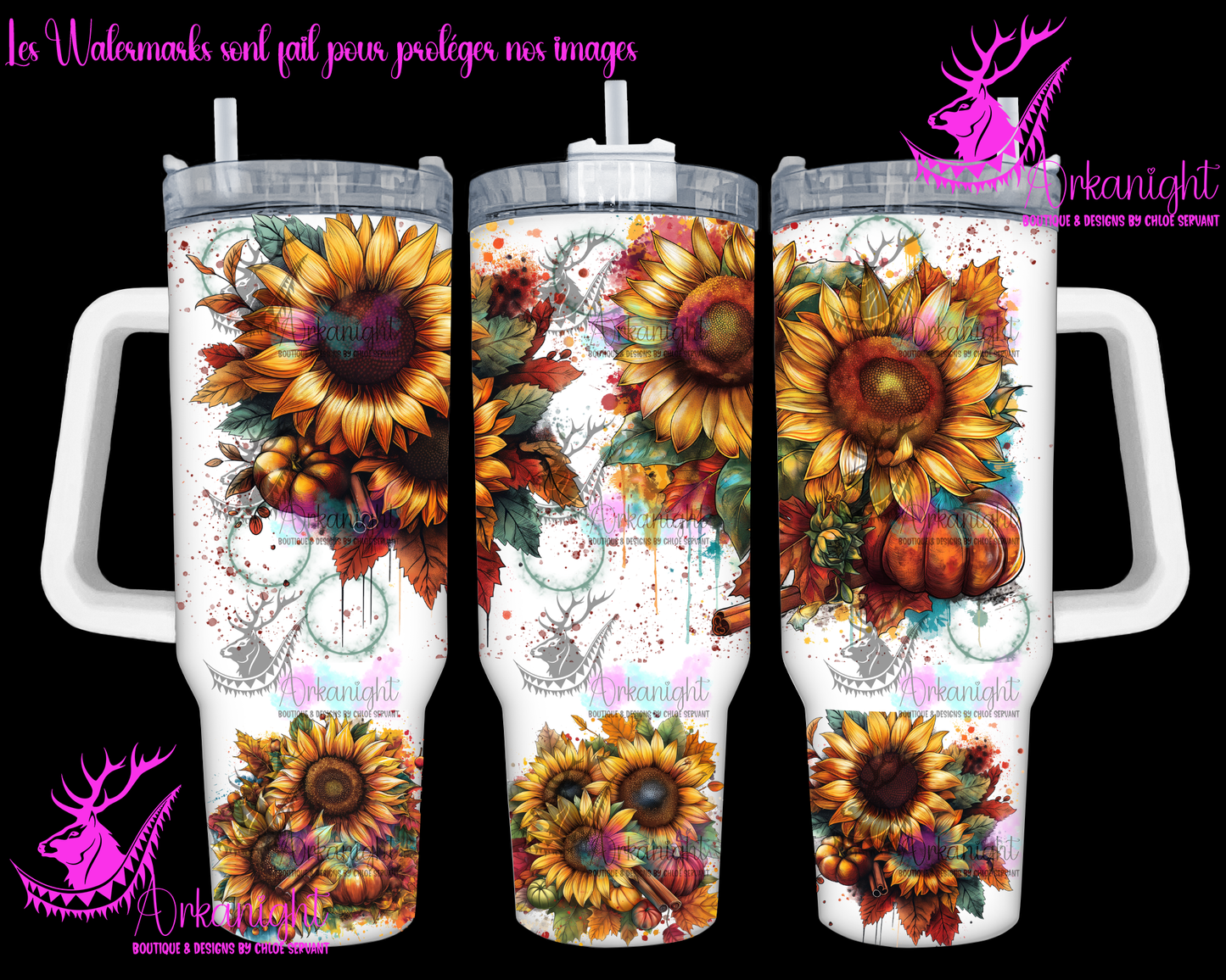 Numérique 40 oz - Autumn 2024 - Autumn Sunflower