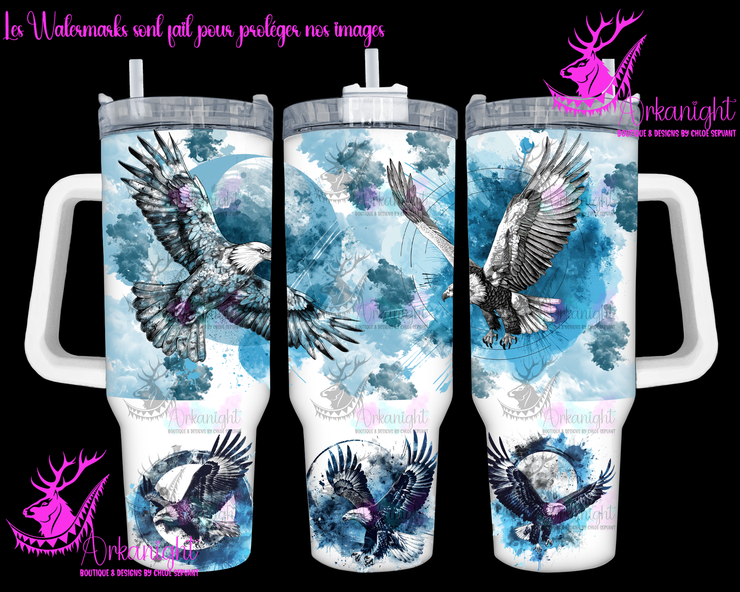 Numérique 40 oz - Lines Arts - Eagles