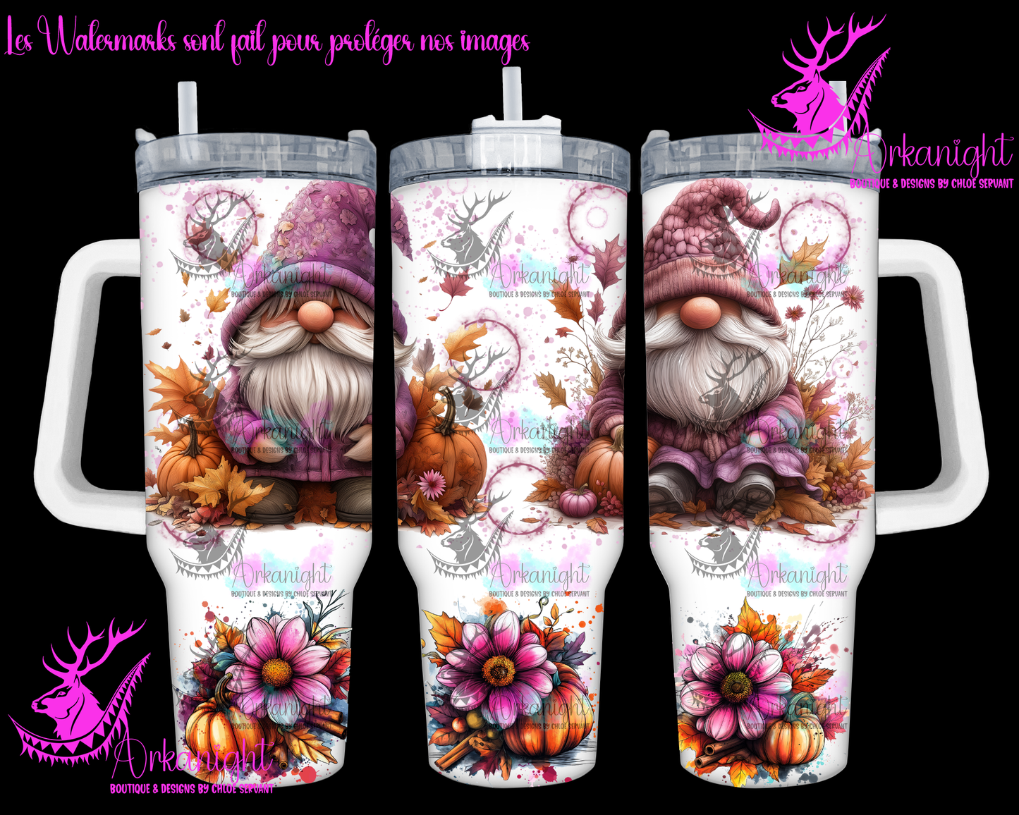 Numérique 40 oz - Autumn 2024 - Pink Gnome