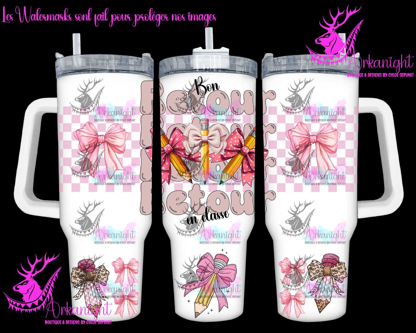 Gourde 40 oz sur commande - Autumn 2024 - Bon retour en classe