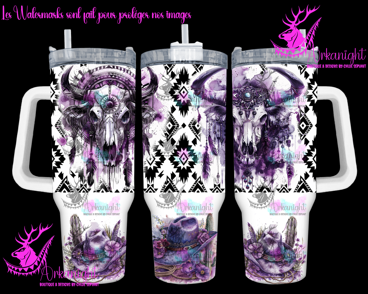 Numérique 40 oz - Purple Aztec Bramabull