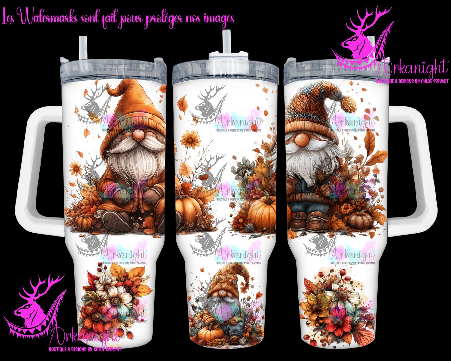 Numérique 40 oz - Autumn 2024 - Orange Gnome