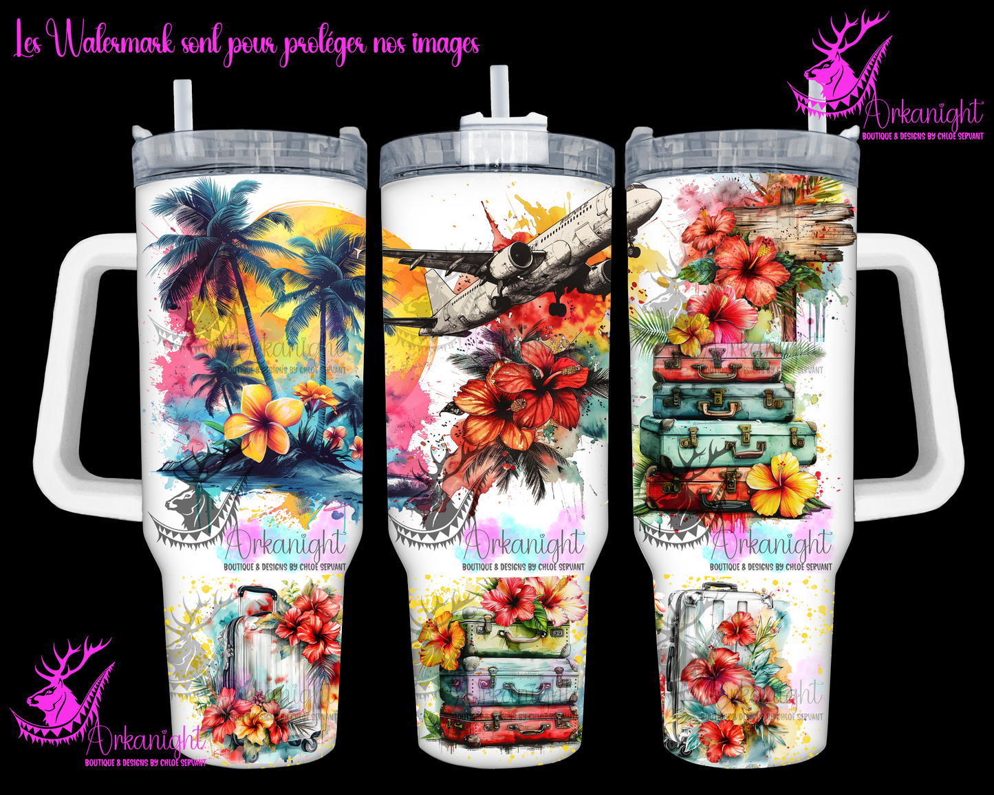 Gourde 40 oz sur commande - Traveling