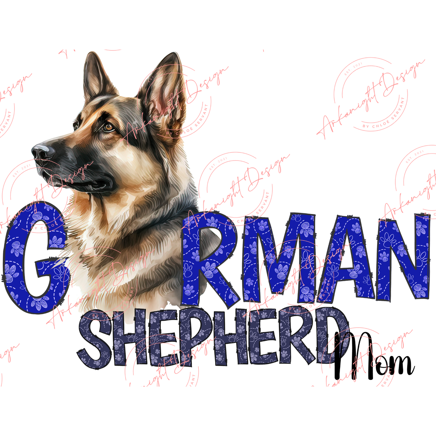 German Shepherd mom