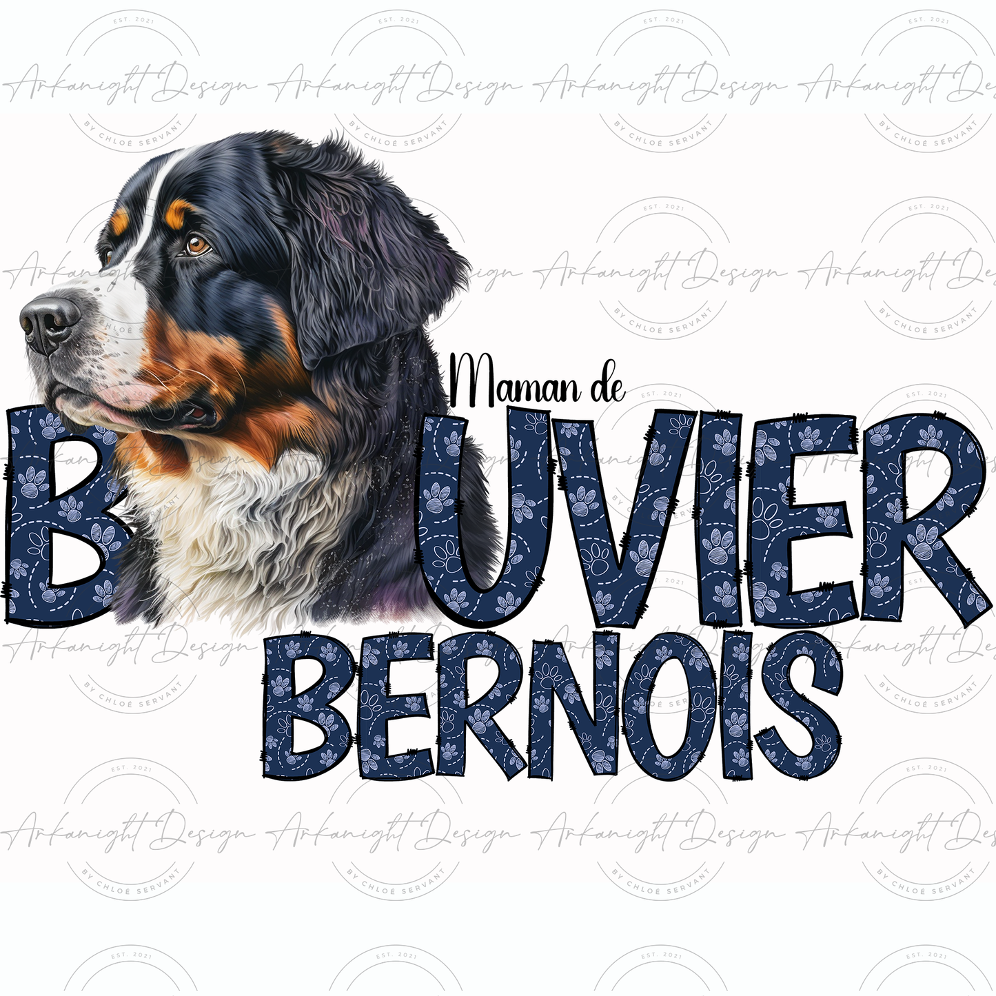 Maman de Bouvier Bernois