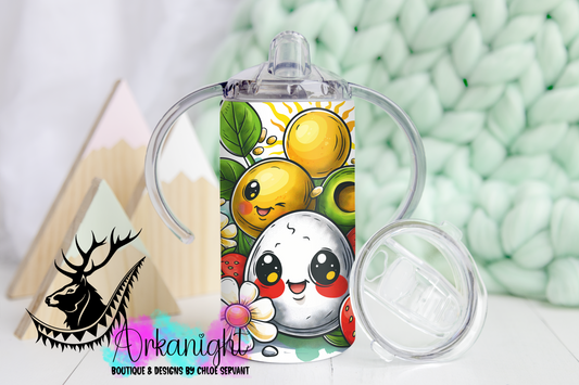 Gourde - Biberon Évolutif sur commande - Cute Summer Breakfast