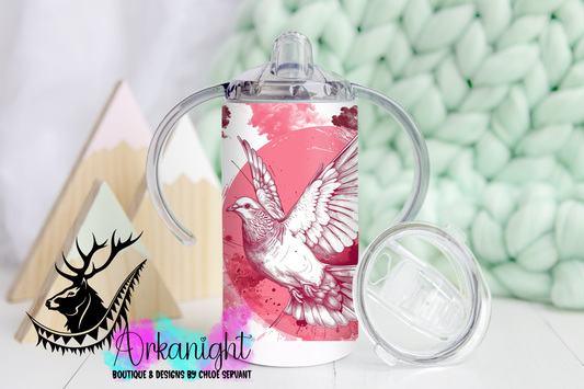 Gourde - Biberon Évolutif sur commande - Lines Art - Dove