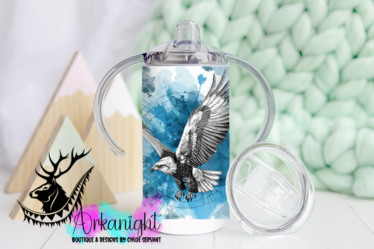 Gourde - Biberon Évolutif sur commande - Lines Art - Eagle