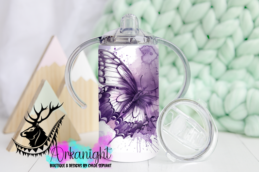 Gourde - Biberon Évolutif sur commande - Lines Art - Vintage Butterfly