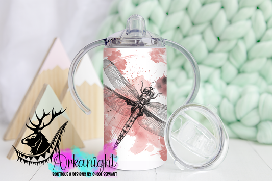 Gourde - Biberon Évolutif sur commande - Lines Art - Vintage Dragonfly