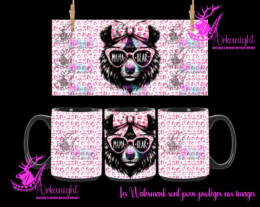 Tasse en céramique sur commande - Mama Bear