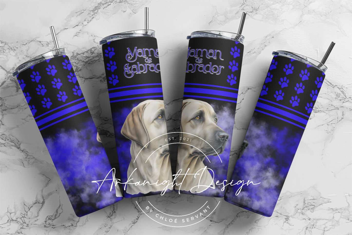 Gourde - Maman de Labrador blond